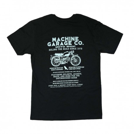 Machine Garage Cafe Racer T-Shirt – Black