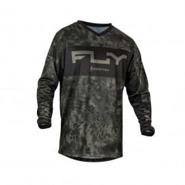 Fly Racing F-16 Jersey Kryptek Moss Grey / Black