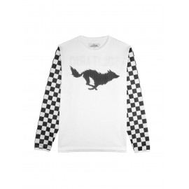 El Solitario Wolf Checkered Sleeves MX Heavy Duty Jersey