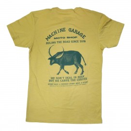 Machine Garage Ruling The Road T-Shirt – Yellow